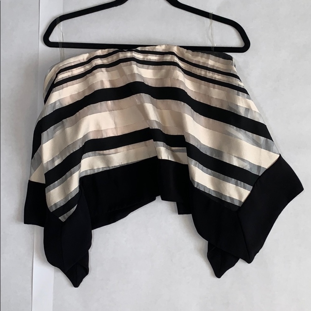 Strapless Open Back Top